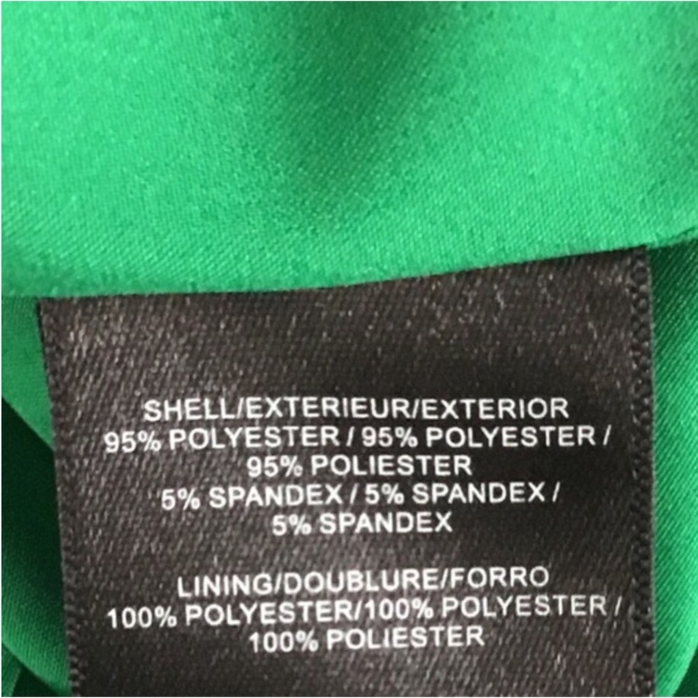 BADGLEY MISCHKA NWT GREEN SHORT SKEEVE DRESS BACK ZIP SHOULDER BUTTONS DETAIL - Picture 12 of 12